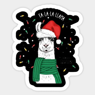 Fa La La Llama Sticker